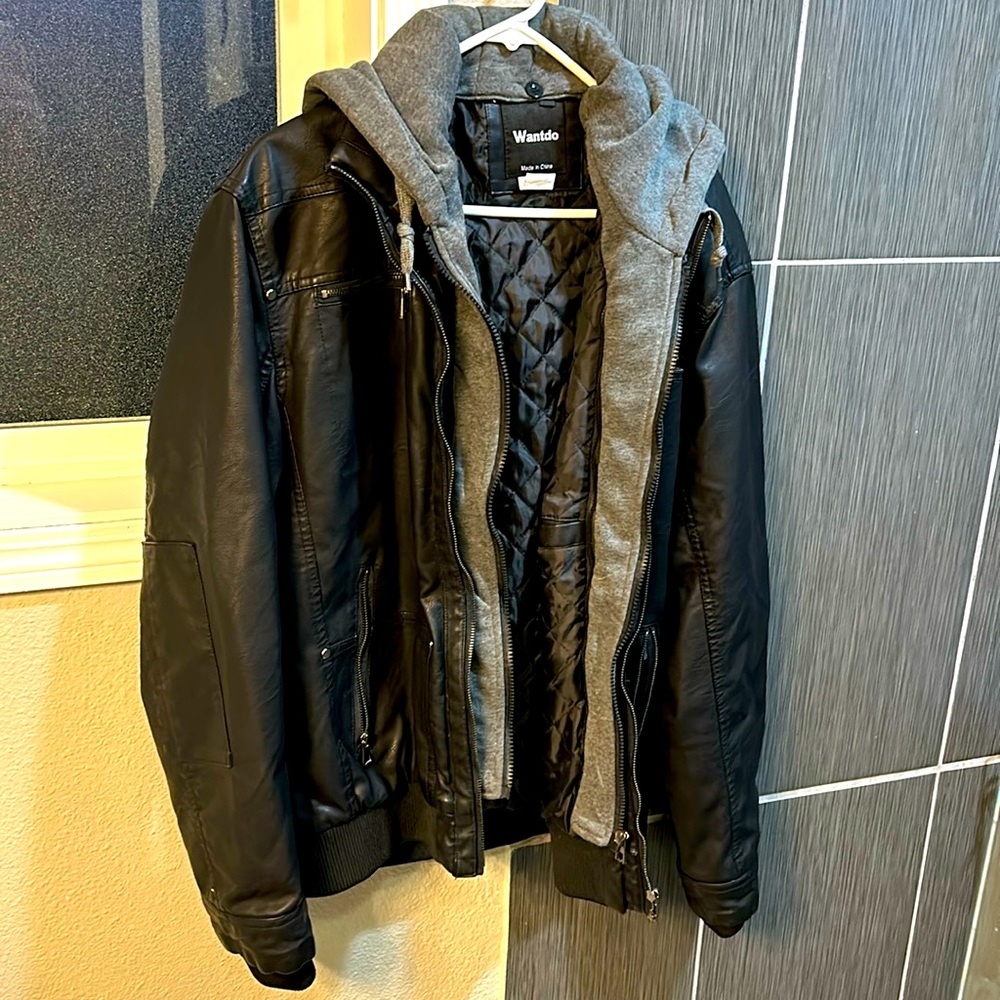 Want do Faux Leather Jacket